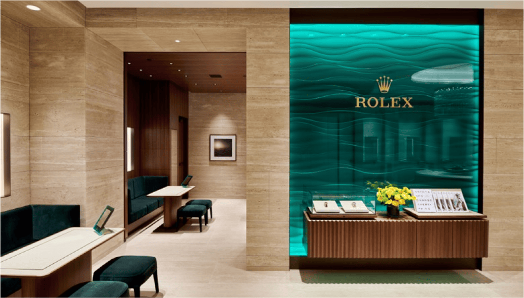 Bilik Pameran Pertama - Butik Rolex Pulau Pinang