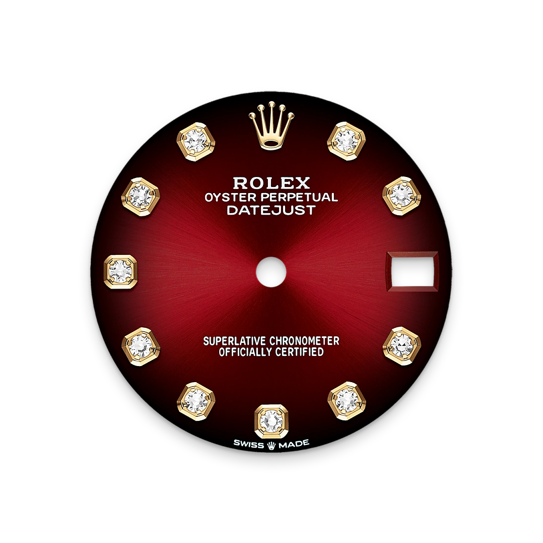 Rolex Red ombré dial - Rolex Boutique Penang