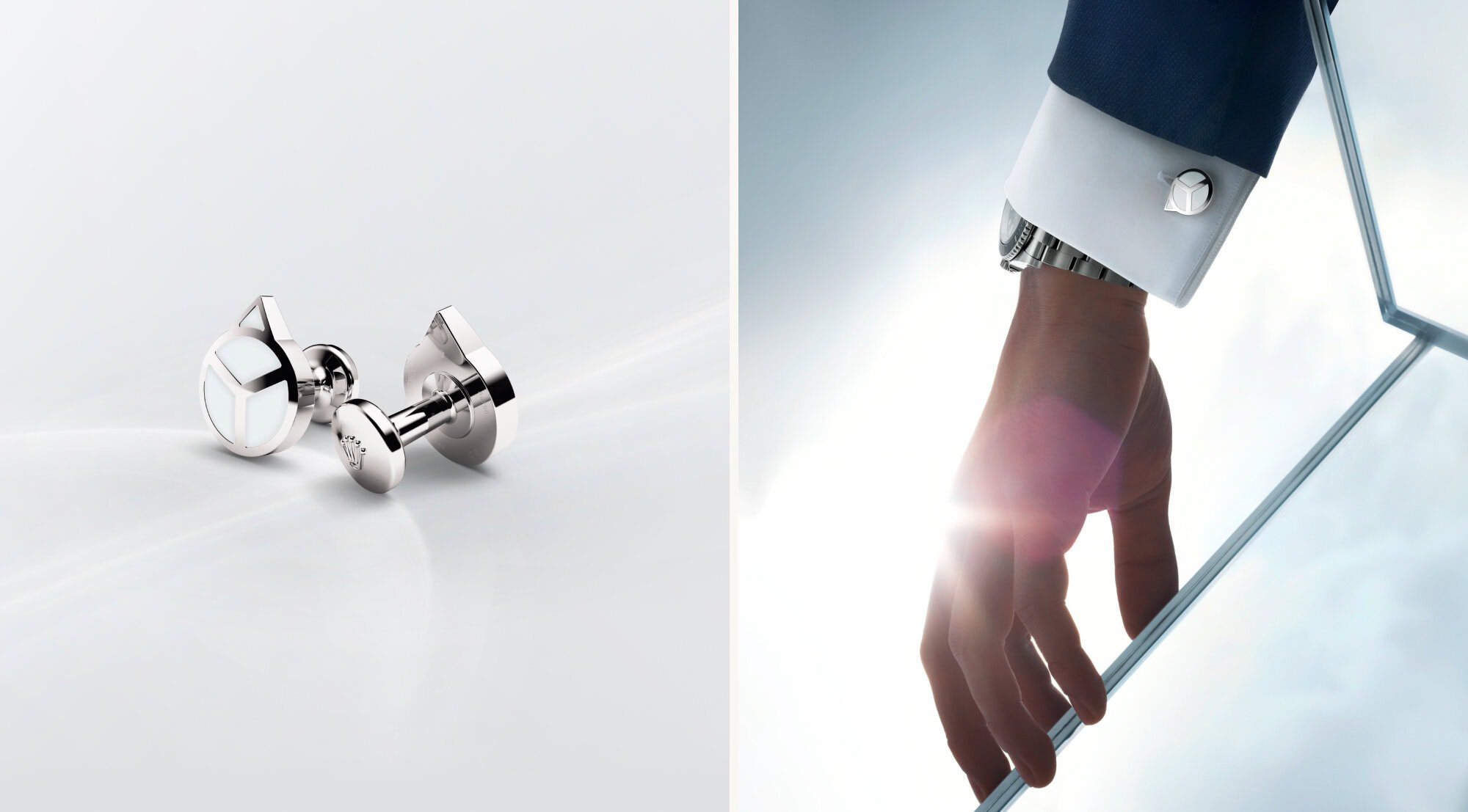 Rolex 'Hand' Cufflinks - Rolex Boutique Penang