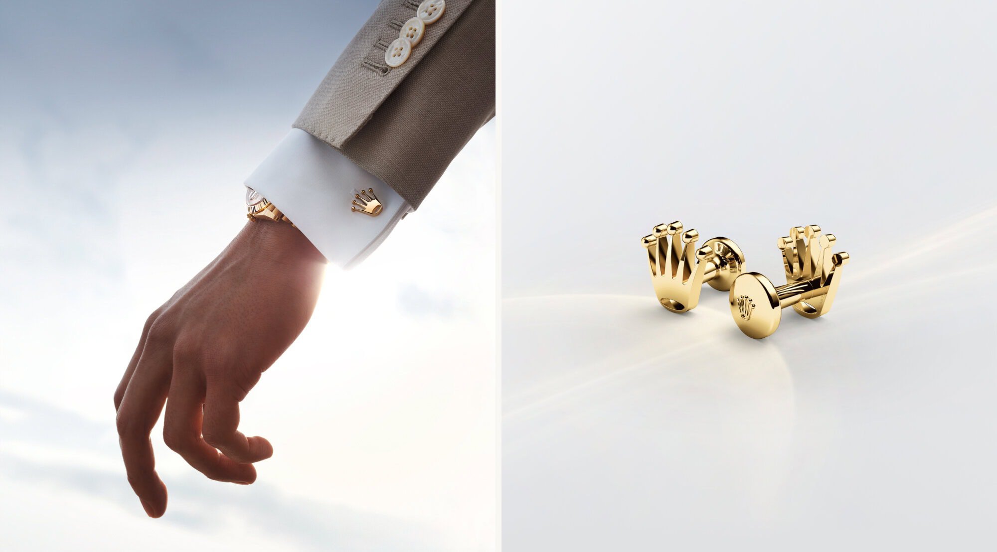 Rolex 'Crown' Cufflinks - Rolex Boutique Penang