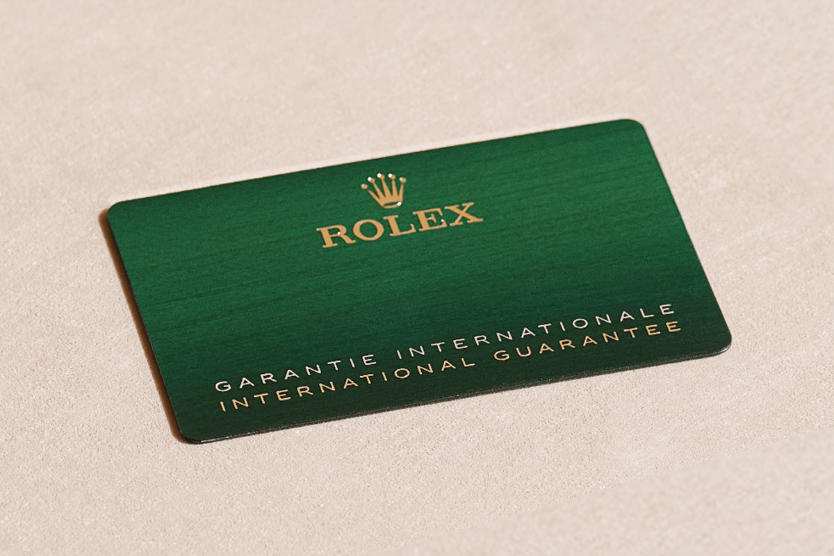 Kad Jaminan Antarabangsa Rolex - Butik Rolex Pulau Pinang